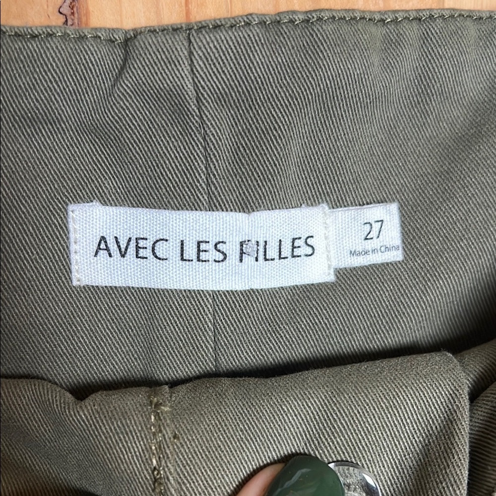 ANTHRO x AVEC LES FILLES Paper bag cargo pants - Picture 2 of 12